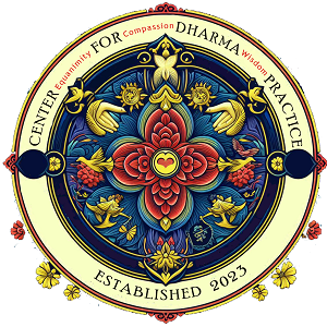 The Center of dharma practice logo